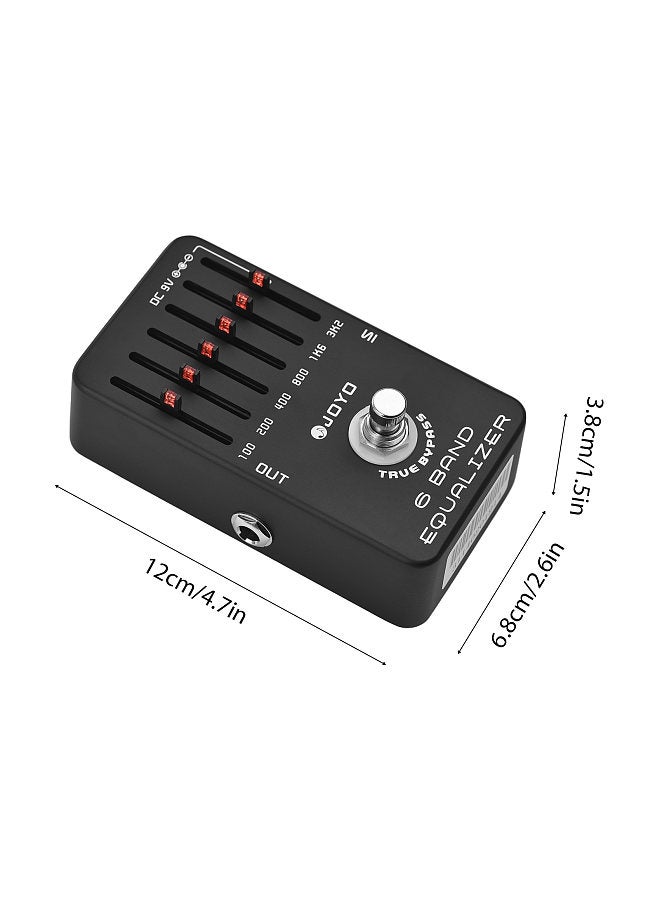 Generic 6 Band EQ Guitar Pedal Equalizer Effect Pedal  - Image 2