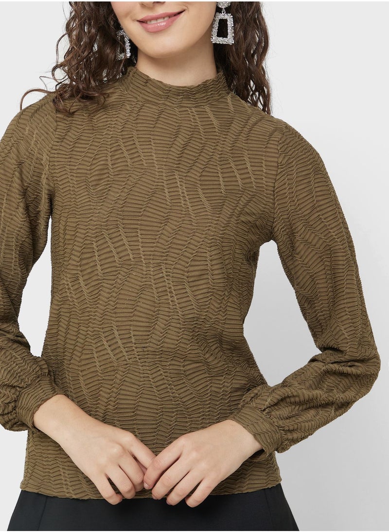 ONLY - Ruffle Belted Midi Shirt Dress - Image 1