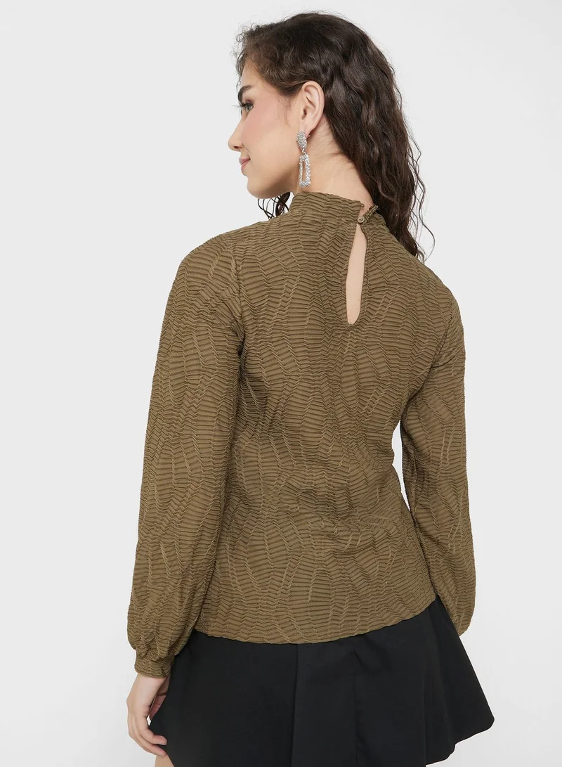 ONLY Textured Skater Dress