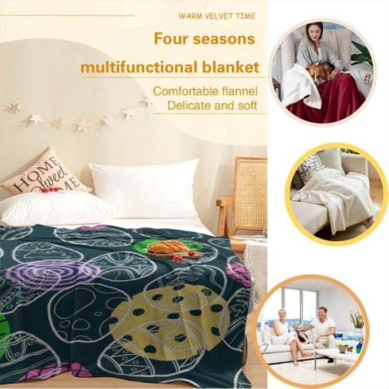 Trash Truck Blanket 30x40 Inch Super Soft Durable Lightweight Polyester Microfiber Throw - Anti-Wrinkle Anti-Fading Non-Linting All Seasons Blanket for Home Travel Outdoor Sofa Bedroom Office Kids Adu - Image 3