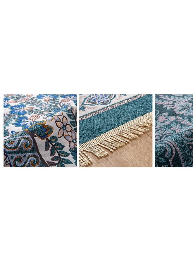 Haidue Comfortable Muslim prayer mat,  cotton Arabic style design for Eid al-Fitr Travel and Ramadan travel prayer mat, 70x108cm  - Image 3