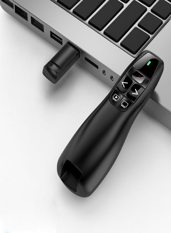 rts Wireless Laser Pointer Remote Controller Presenter for Presentation, with 2.4GHz USB Receiver Slide Changer, PPT Controller, Page Flip Buttons Pen, Power point, Keynote, Google Slides Prezi, IWORK - Image 1