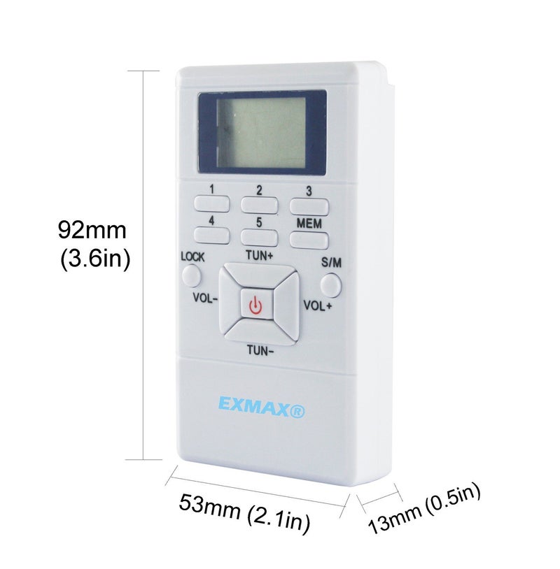 EXMAX E108 DSP Stereo Wireless Headsets FM Radio Broadcast System for Tour Guide Teaching Meeting Training Travel Field Interpretation 1 Transmitter & 30 Receivers (White) - Image 3