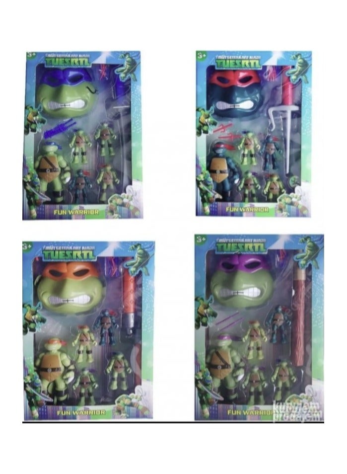 MARAH TOYS Teenage Mutant Ninja Turtles Figure Set - Image 1