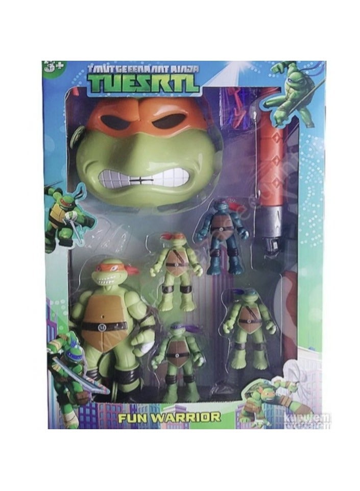 MARAH TOYS Teenage Mutant Ninja Turtles Figure Set - Image 3