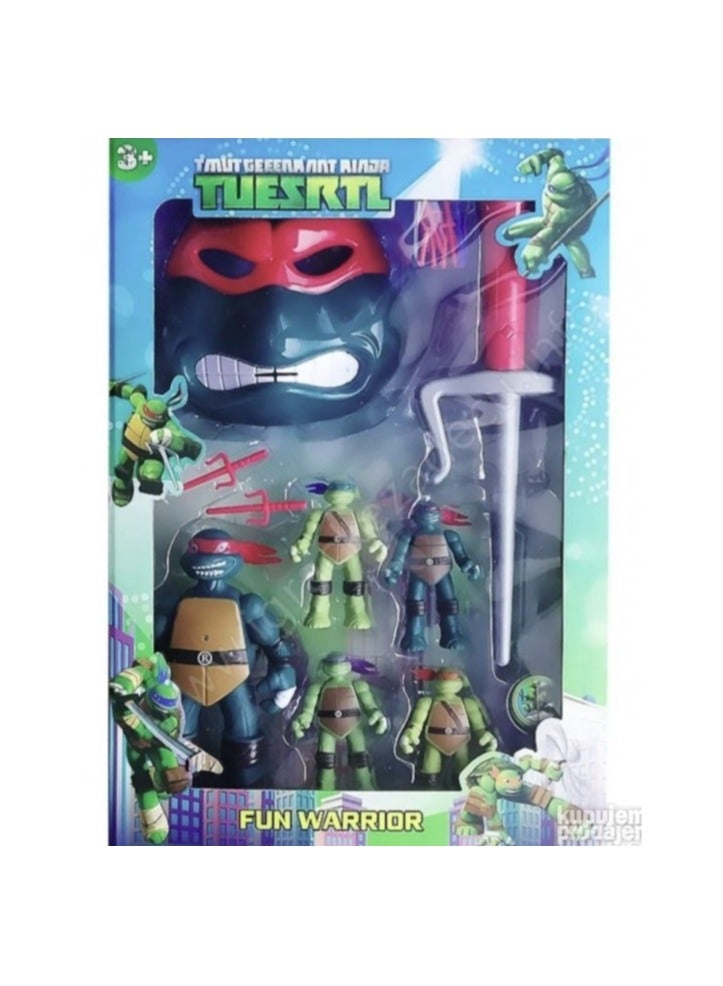 MARAH TOYS Teenage Mutant Ninja Turtles Figure Set - Image 4