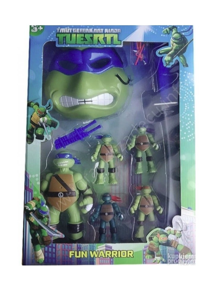 MARAH TOYS Teenage Mutant Ninja Turtles Figure Set - Image 2