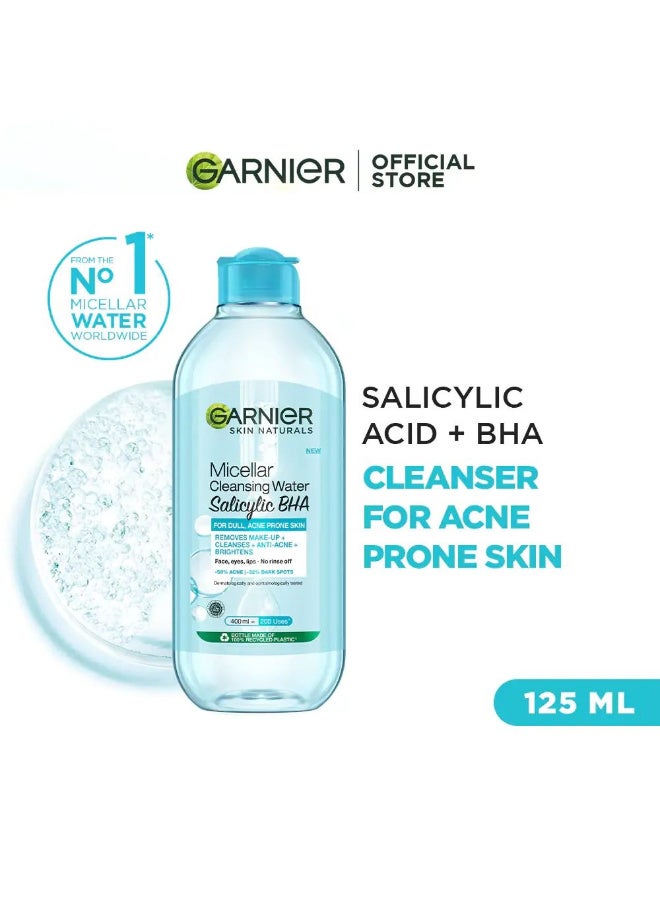 Garnier Skin Active Micellar Cleansing Water with Salicylic Acid for Acne-Prone Skin 400ml - Image 2