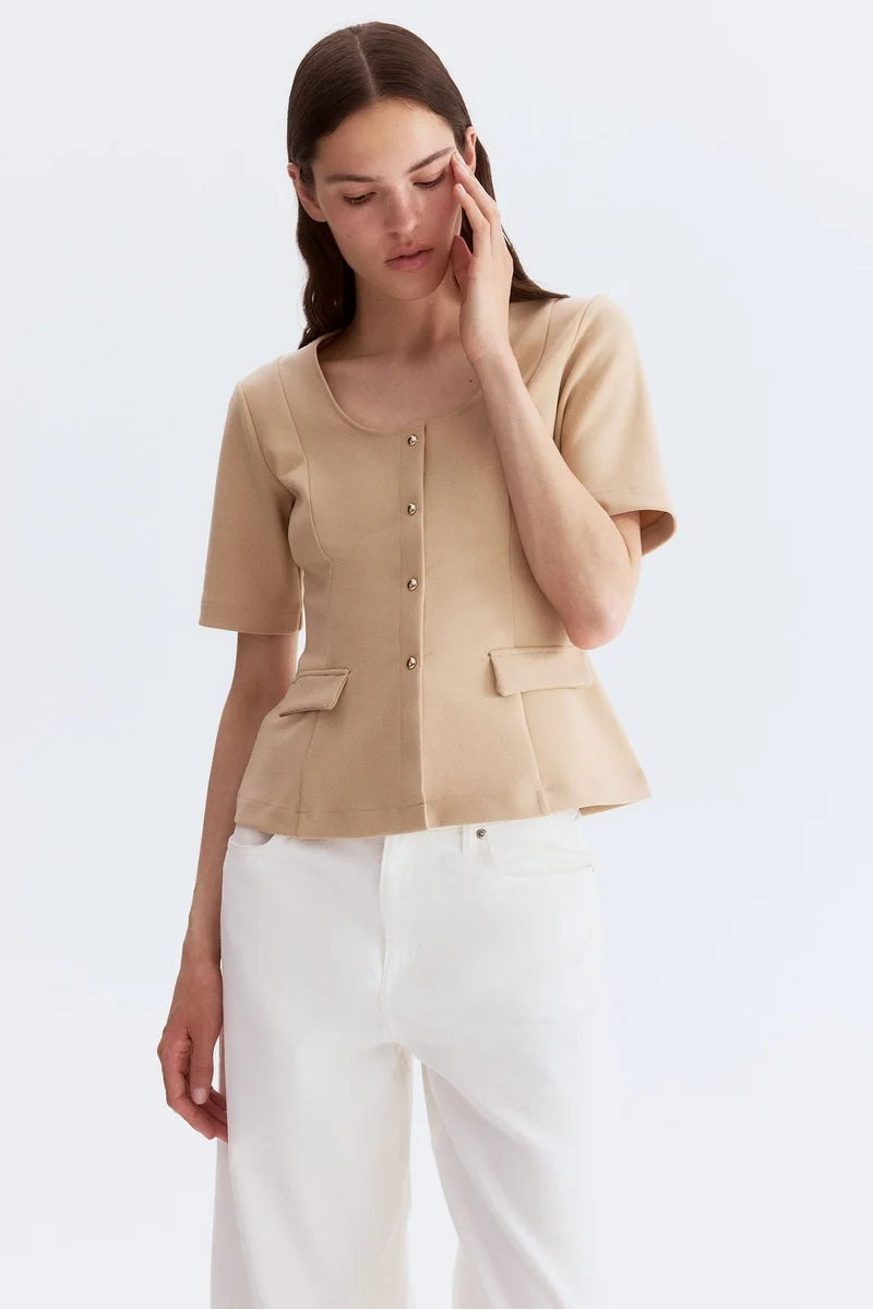 H&M Short-sleeved cardigan