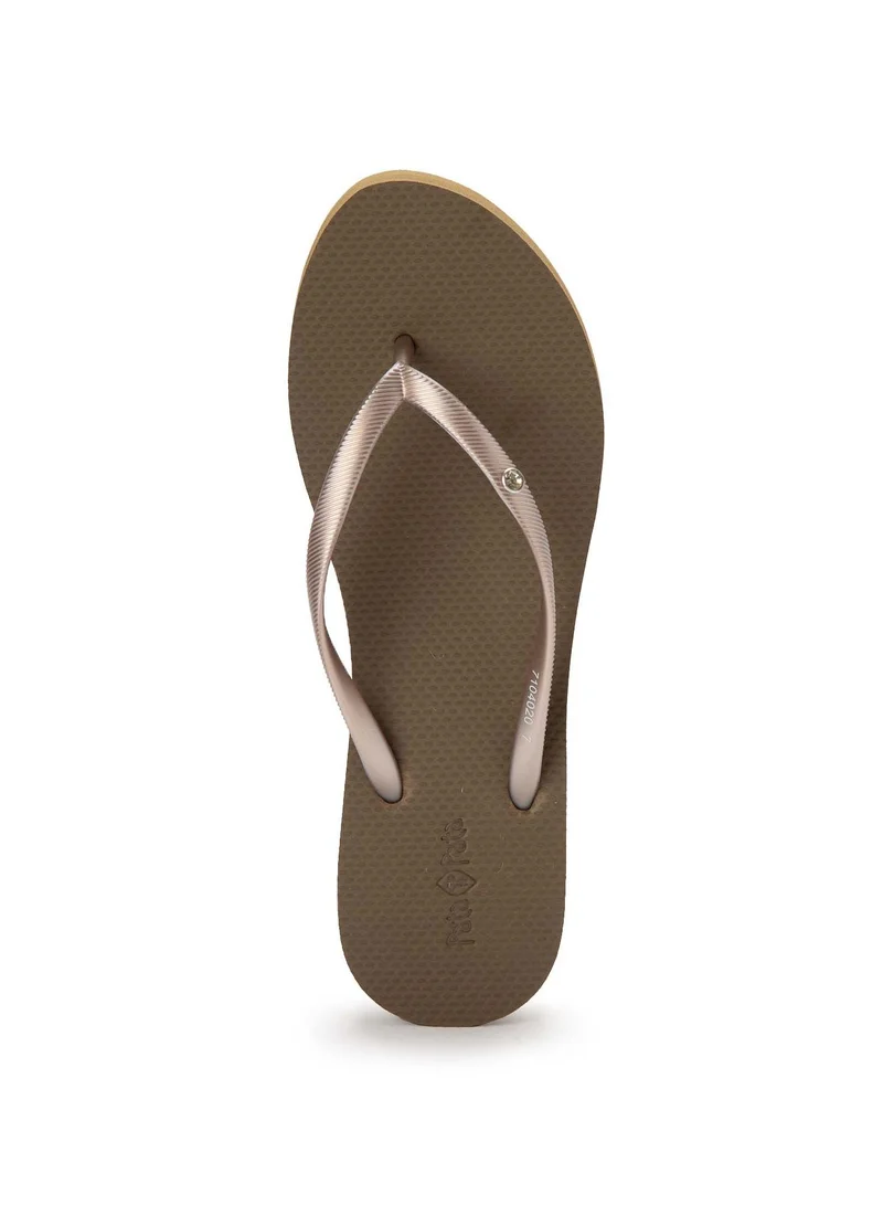 Bata Casual Platform T-Strap Slippers