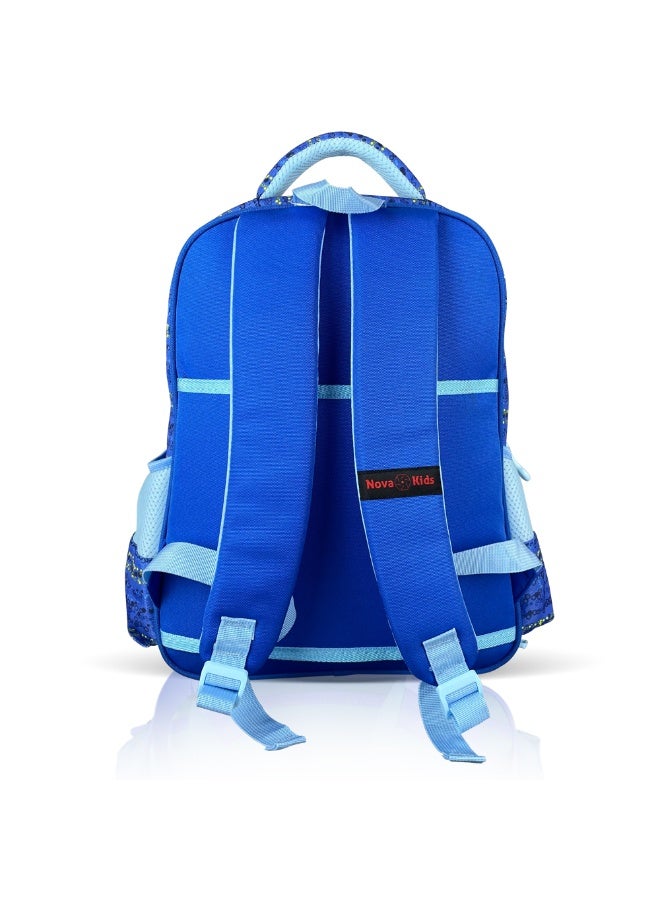 Nova Kids 3D School Bag - Skater Blue, 16.5" - Image 4