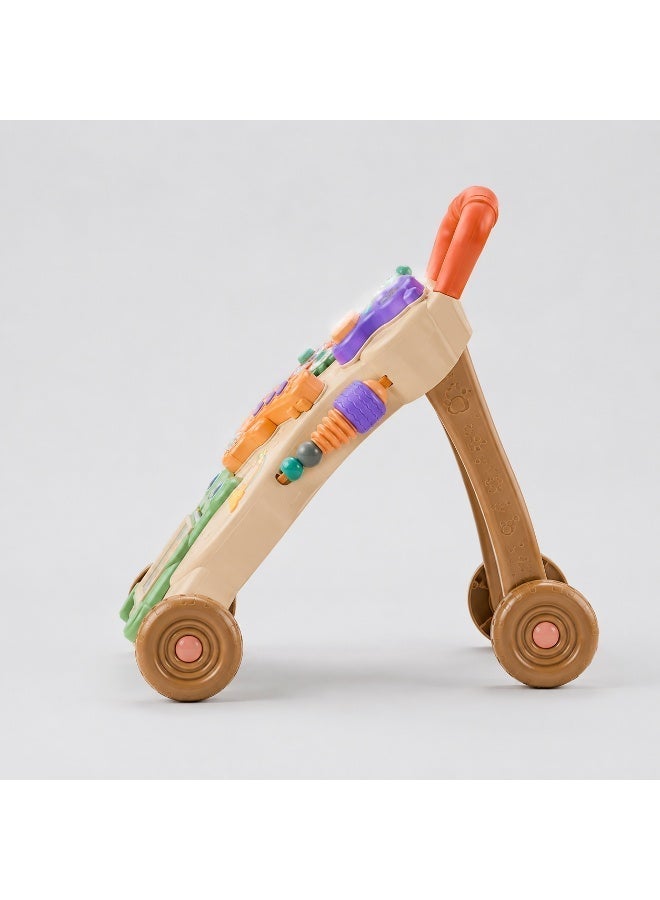 Baby Multifunction Push Walker & Interactive Activity Center with Music and Drawing Board - Image 5