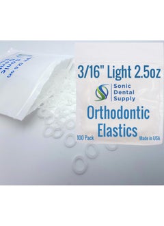 Oz - Orthodontic Elastic Rubber Bands - 100 Pack - Clear Latex Free, Small, Braces, Dreadlocks Hair Braids, Tooth Gap, Packaging, Crafts, Sonic Dental Supply - Made In Usa - pzsku/ZA987182BE82BC8AEC128Z/45/_/1734182906/8b1c158a-d9d0-433c-9496-719664728f4b