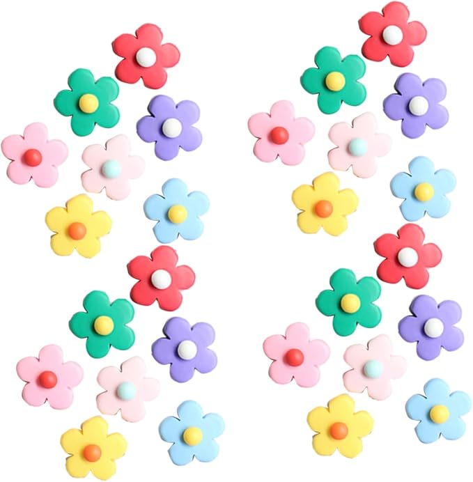 Multi Color Flower Phone Charm Resin Accessories For Headdress Decoration DIY Mobile Ornament - Image 1