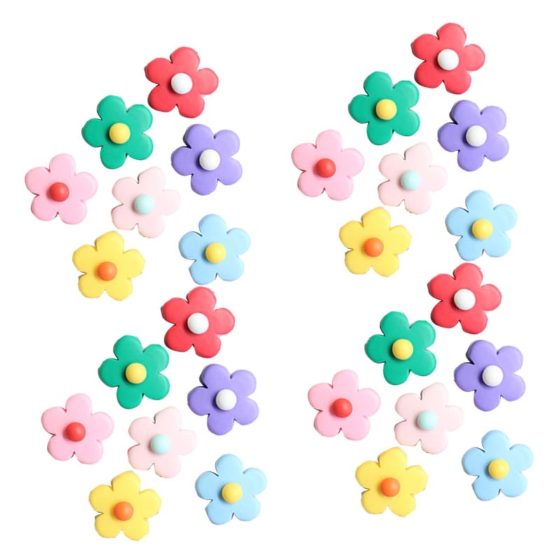 Multi Color Flower Phone Charm Resin Accessories For Headdress Decoration DIY Mobile Ornament - Image 2