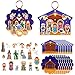 FaCraft Nativity Craft Sticker for Kids 24pcs Make a Scene Stickers Christmas Crafts Kits DIY Set for Sunday School Classroom Religious Christian Xmas Party Game Favor Gifts - Image 3