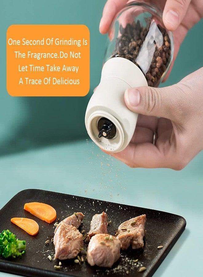 WISIK ENTERPRISE Salt and Pepper Mill Shakers, Salt and Pepper Grinders, Manual Pepper Grinder, Portable Pepper Mill Sea Salt Grinder Spice Shakers for Kitchen, Cooking Pepper Grinder (1) - Image 4