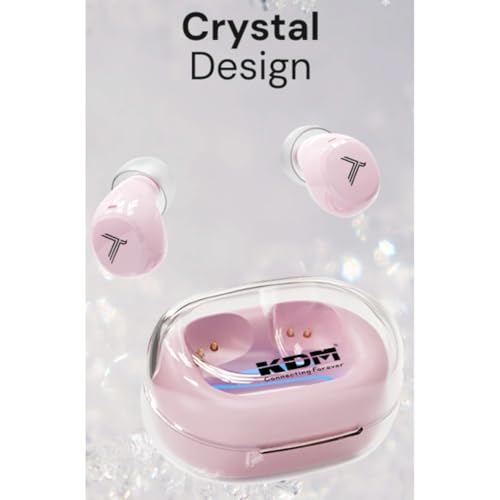 KDM – E1 Nano PODS Truly Wireless in Ear Earbuds with 24hrs Playtime, V5.4 BT, Low Latency, Buds TWS, White - Image 5