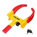 Prime 1 PR1ME Heavy Duty Wheel Lock Clamp with 2 Keys Universal Anti Theft Trailer Wheel Lock for Cars SUV RV ATV Motorcycles Golf CartHighStrength Carbon Steel with Soft PVC CoatingFits 7 to 106 Tire - Image 2