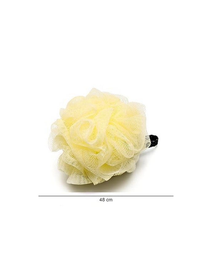 THINGS4BETTER Round Bathing Loofah for Women and Men Body Scrubber Sponge - Image 2