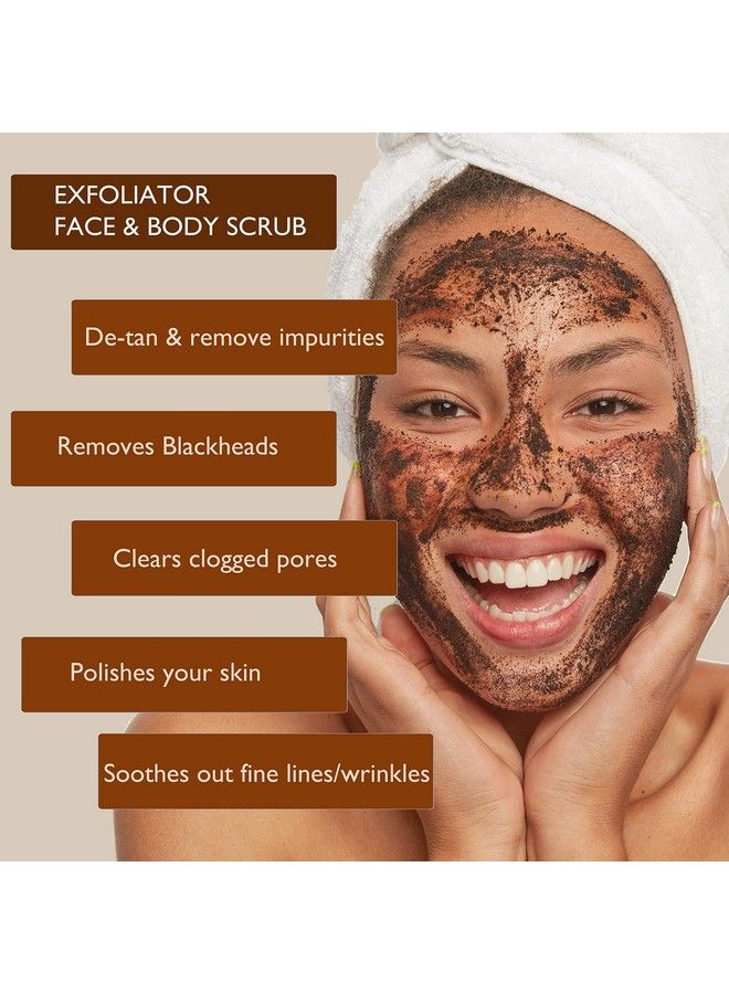 White Leaf Exfoliate Walnut Scrub 75G For Face & Body With Coffee & Coconut For Dead Skin Cells & Tan Removal Blackheads Dirt & Pollution Free Skin - Image 5