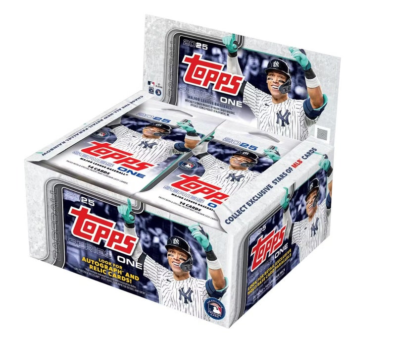 Topps 2025 Topps Series 1 Baseball Trading Card MLB Retail 20 Pack Box - Image 1