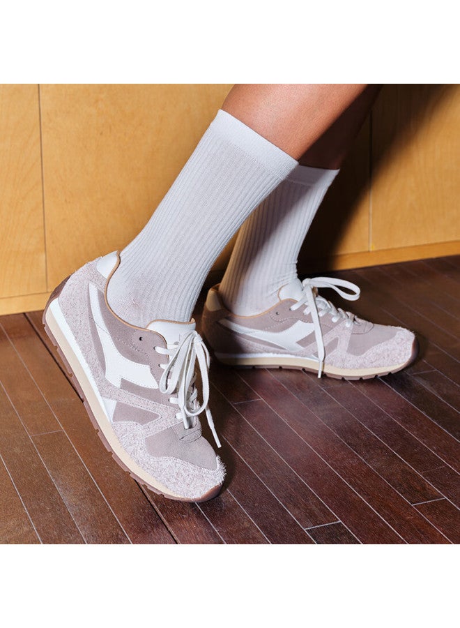 DIADORA أحذية ديادورا الرجالية والنسائية الكاجوال Runmover Synth باللون الرمادي/الأبيض/البني. يُنصح بطلب نصف مقاس أكبر. مقاس 39 - Image 2