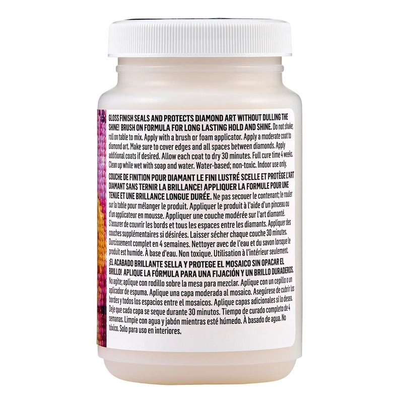 Mod Podge Diamond Top Coat, Premium All-in-One Glue, Sealer, and Finish Perfect for Preserving Diamond Puzzle Arts and Crafts Projects, CS27590 - Image 2