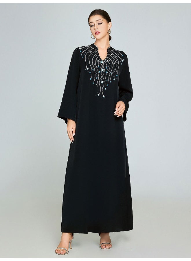 إسكدنيا أرواب مطرزة يدويًا مع خرز وفخامة - Image 4