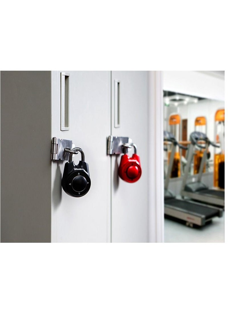 Master Master Lock Padlock Portable Gym School Fitness Club Combination Code Directional Padlock Locker Lock  - Image 2