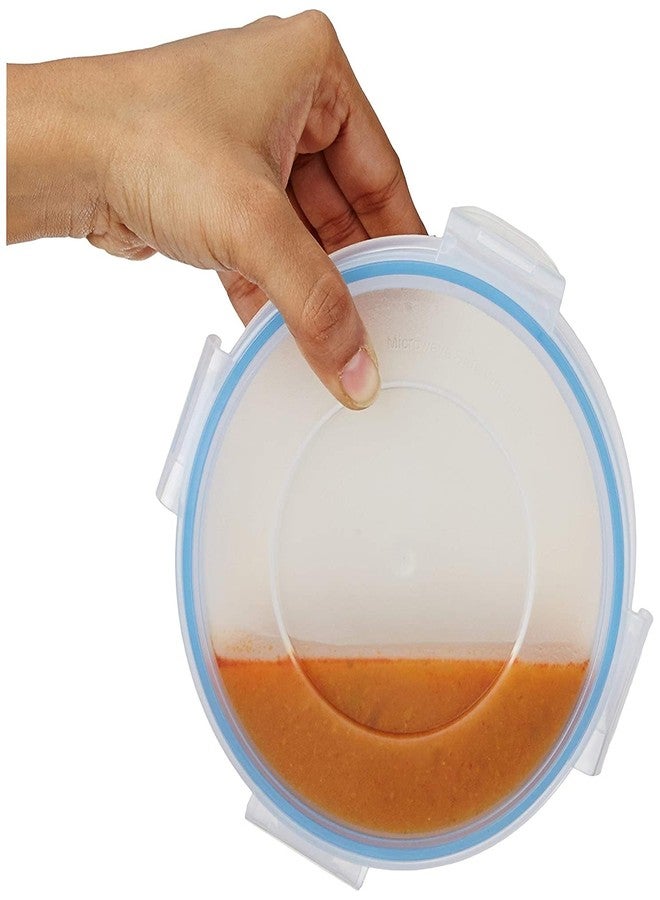 Kitchen4U Food Storage Container | Plastic Airtight Storage bowl with plastic lid | Set of Air tight container | Ideal for storing chopped fruits, vegetables, ingredients, other food items (6) - Image 3