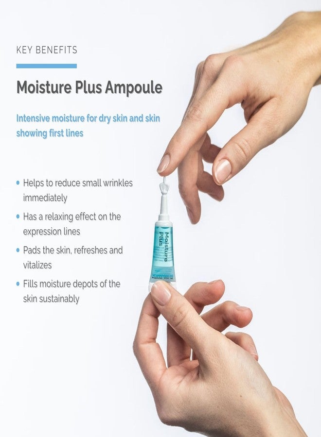Schrammek Moisture Plus Ampoules (7 x 0.07 fl oz – Intense Hydration for Dry & Dehydrated Skin – With Hyaluronic Acid & Paracress Extract – Smooths Fine Lines – Firms & Refreshes – Dr. Schrammek - Image 2