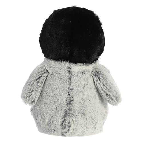 Aurora® Adorable Mini Flopsie™ Pippin Penguin™ Stuffed Animal - Playful Ease - Timeless Companions - Gray 8 Inches - Image 4