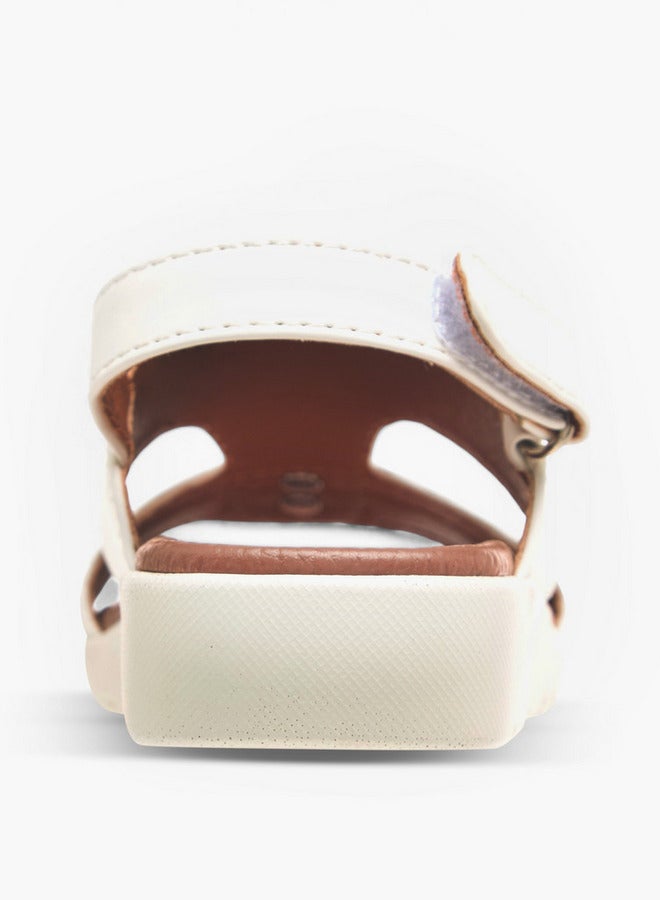 LBL by Shoexpress Boys Textured Arabic Sandals with Hook and Loop Closure  - Image 4