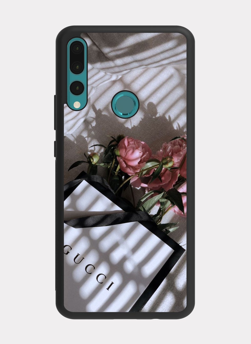 بكسلات كفر هواوي واي 9 برايم برو غوتشي ابيض وردي - Image 1