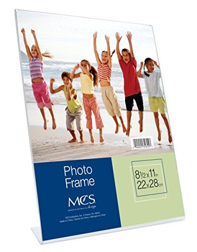 MCS 8.5x11 Inch Bent Acrylic Picture Frame, Vertical (31815) - Image 1