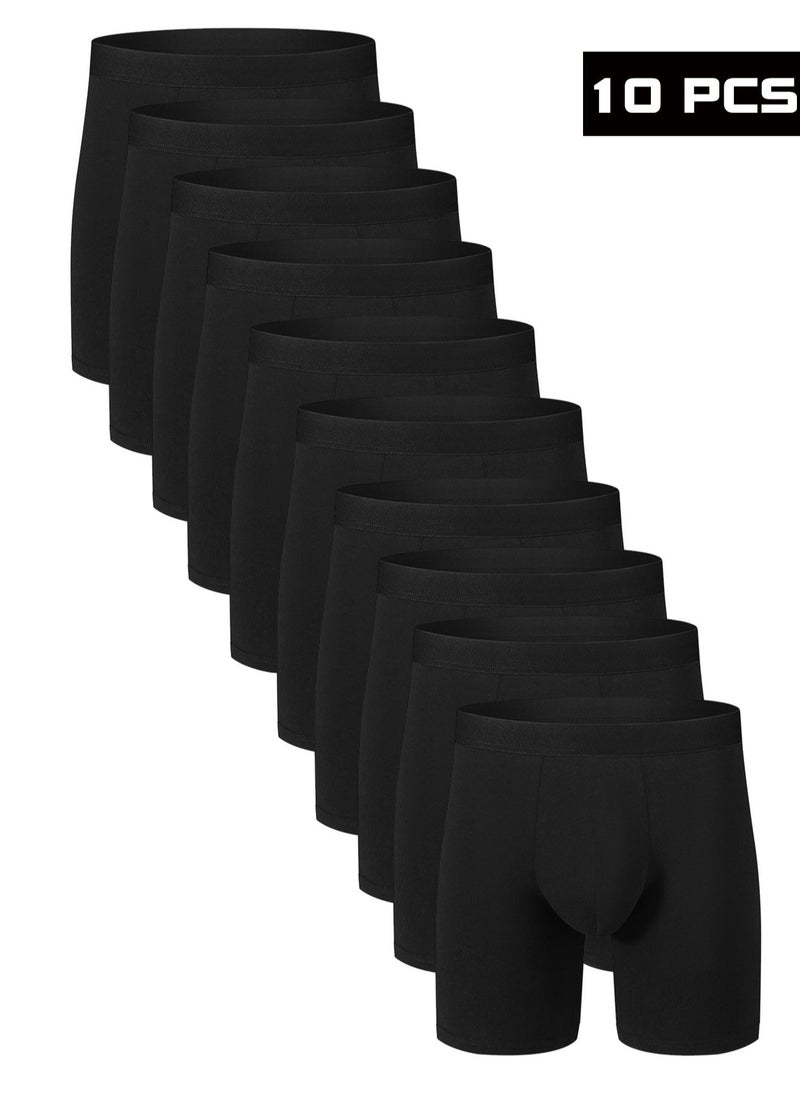 RedMapleTEK 10 Pairs Men's Soft Cotton Briefs - Image 1