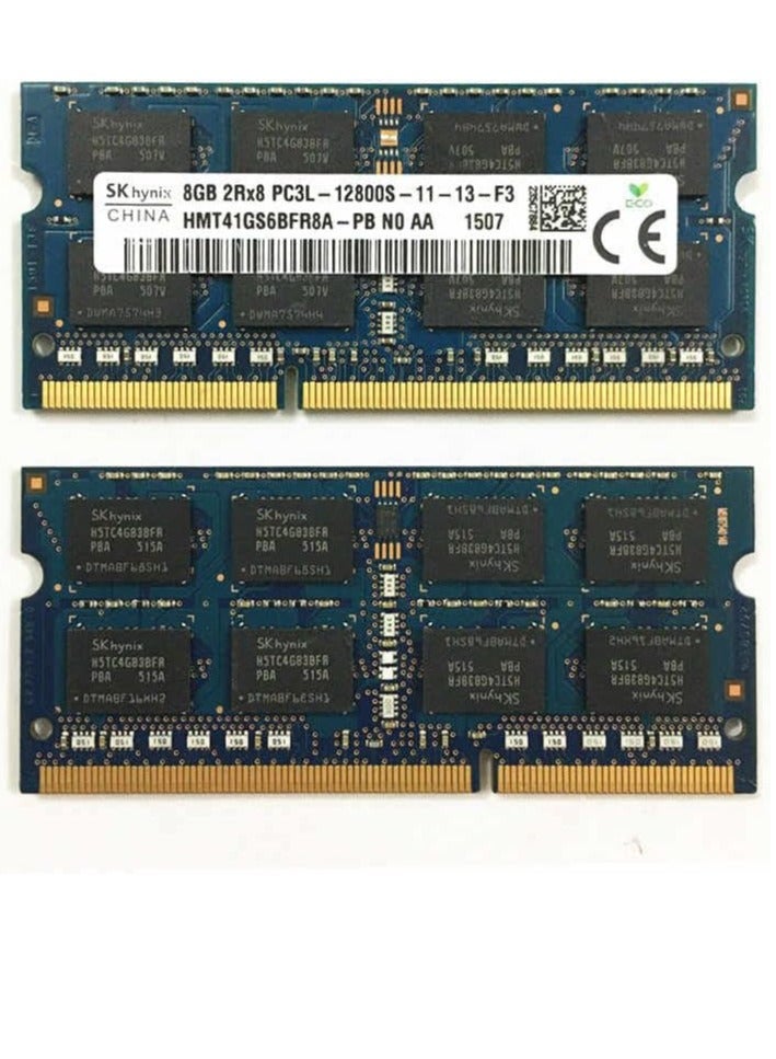 ذاكرة رام للابتوب اس كيه 8 جيجابايت 2rx8 Pc3l-12800s 1600mhz Hmt41gs6bfr8a-pb من هاينكس، سعة 8.0 GB، DDR3 - Image 2