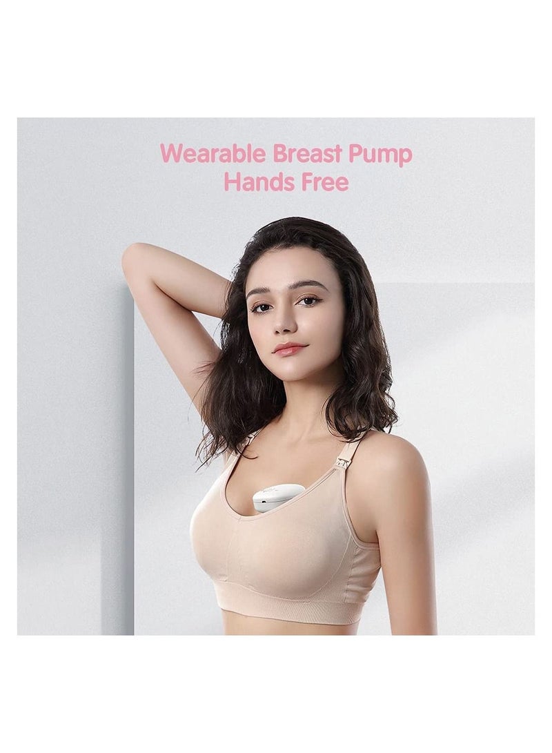 Gonice Wearable Breast Pump,Hands Free Electric Single Portable Wearable Breast Cup 8oz/240ml BPA-free 3 Modes 9 Suction Levels Rechargeable - Image 4