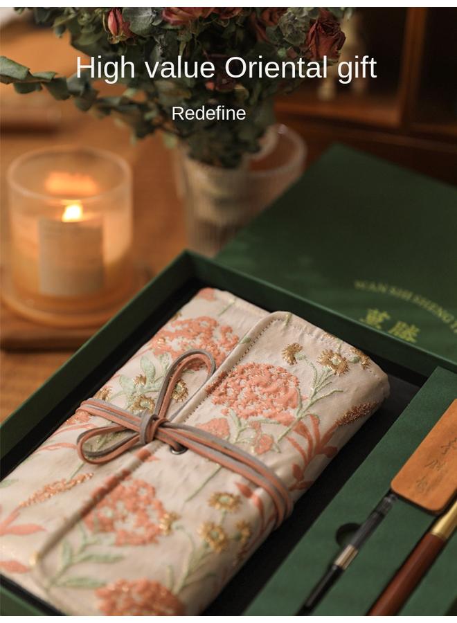 Bluejw Guofeng Notebook Pen Book Gift Box Suit Hand Account Journal High Color Value Conference Office Notepad University - Image 3