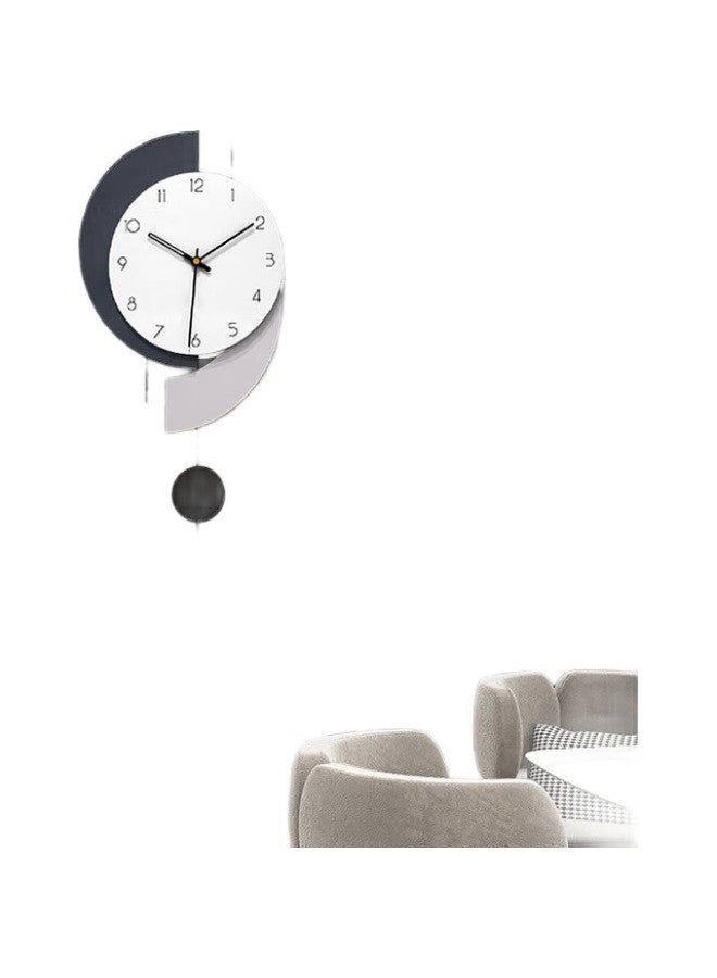 MOMEN Wall Clock Luxury Watch Living Room Art Modern Simple Atmosphere Fashion Creative Grid Decorative Clock Wall Hanging - Image 1
