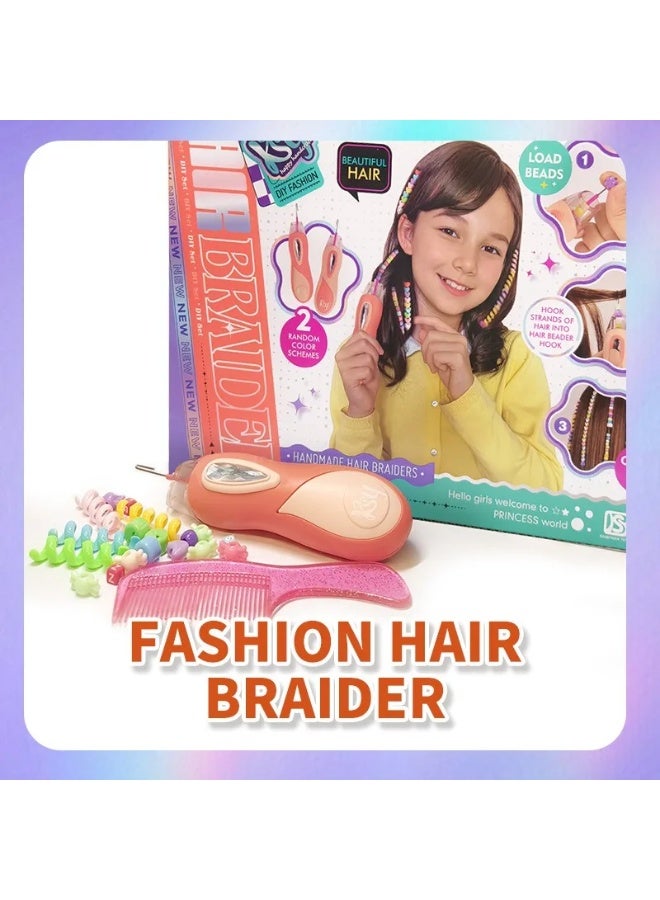 TOY GARDEN Magic Hair Braiding Machine for Girls – DIY Automatic Braid Toy | Easy Hair Styler Kit for Kids | Fun Gift for Girls Ages 6+ - Image 4