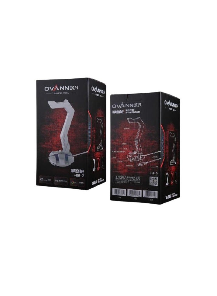 OVANN USB Gaming Microphone with RGB Lighting – Clear Sound & Pro Design for Streaming and Gaming  - Image 2