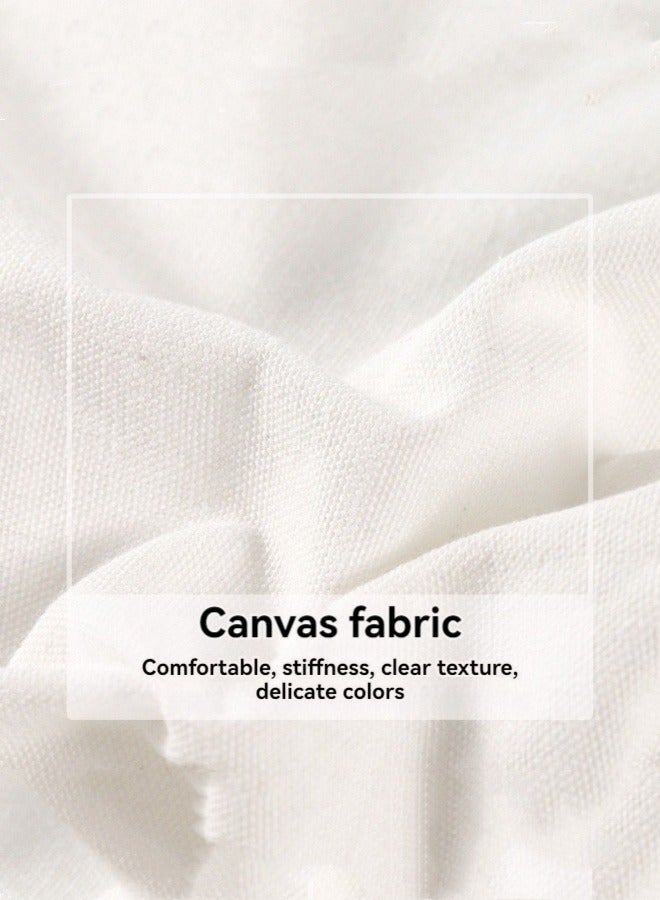 إم مياويان سرير معلق من قماش الكانفاس مع حبال نايلون، كرسي معلق خارجي مانع للانقلاب، شبكة سرير - Image 5