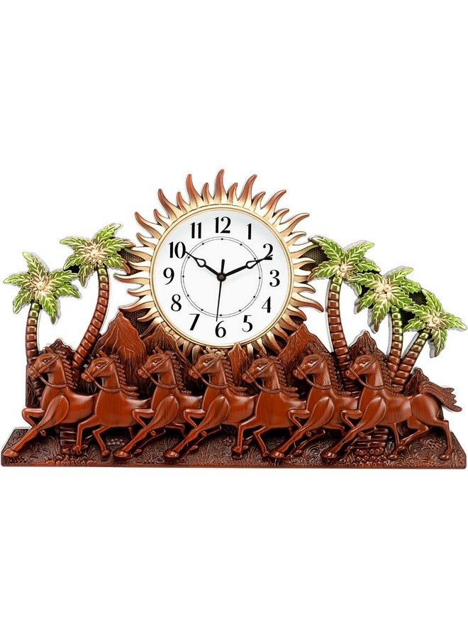 Harbour Analog Latest Stylish New Models Wall Clock for Home Living Room Hall Bedroom (Size Height 33 CM X Width 53 CM)- Home Decor Big Size Wall Clock BZ1 - Image 1