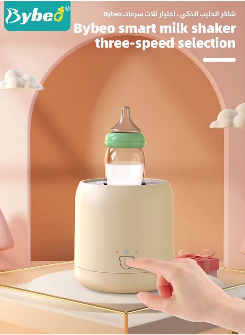 Bybeo - Baby Formula Dispenser & Mixer, Electric Automatic Infant Milk Bottle Shaker, Baby Milk Powder Mixer with 3 Modes, Universal Milk Blender, USB Charging, Low Noise, with Four-Layer Formula Containers - Image 1