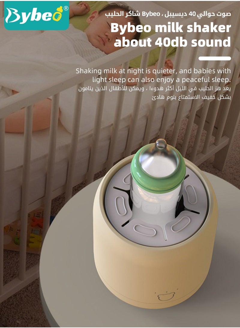 Bybeo - Baby Formula Dispenser & Mixer, Electric Automatic Infant Milk Bottle Shaker, Baby Milk Powder Mixer with 3 Modes, Universal Milk Blender, USB Charging, Low Noise, with Four-Layer Formula Containers - Image 1