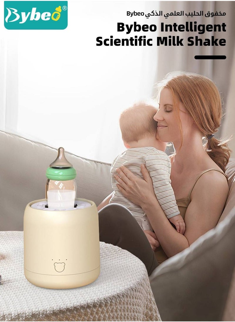 Bybeo - Baby Formula Dispenser & Mixer, Electric Automatic Infant Milk Bottle Shaker, Baby Milk Powder Mixer with 3 Modes, Universal Milk Blender, USB Charging, Low Noise, with Four-Layer Formula Containers - Image 1