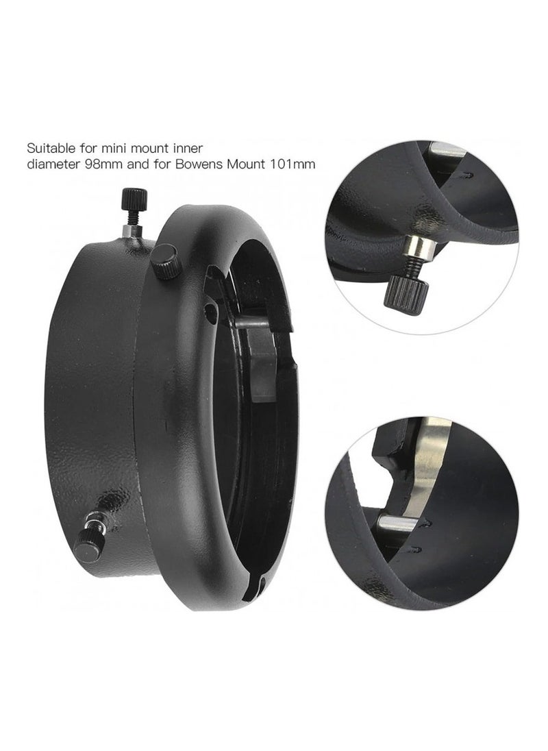 Generic Speed ​​Ring Adapter to Connect Mini Flash Mount to Bowens Mount photography Accessories Interchangeable Mounts  - Image 4