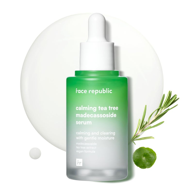 Face Republic Calming Duo - Calming Blemish Madecassoside Serum & Calming Care AHA/BHA Moisturizer | Oily, sensitive skin, Blemish care - Image 2